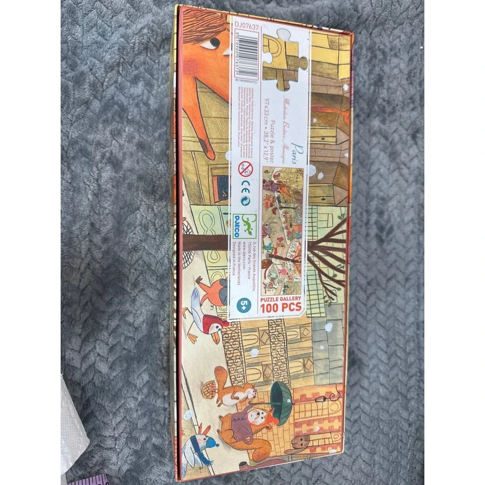 Djeco Paris Puzzle Gallery 100 Pieces Beatrice Alemagna Panoramic DJ07637